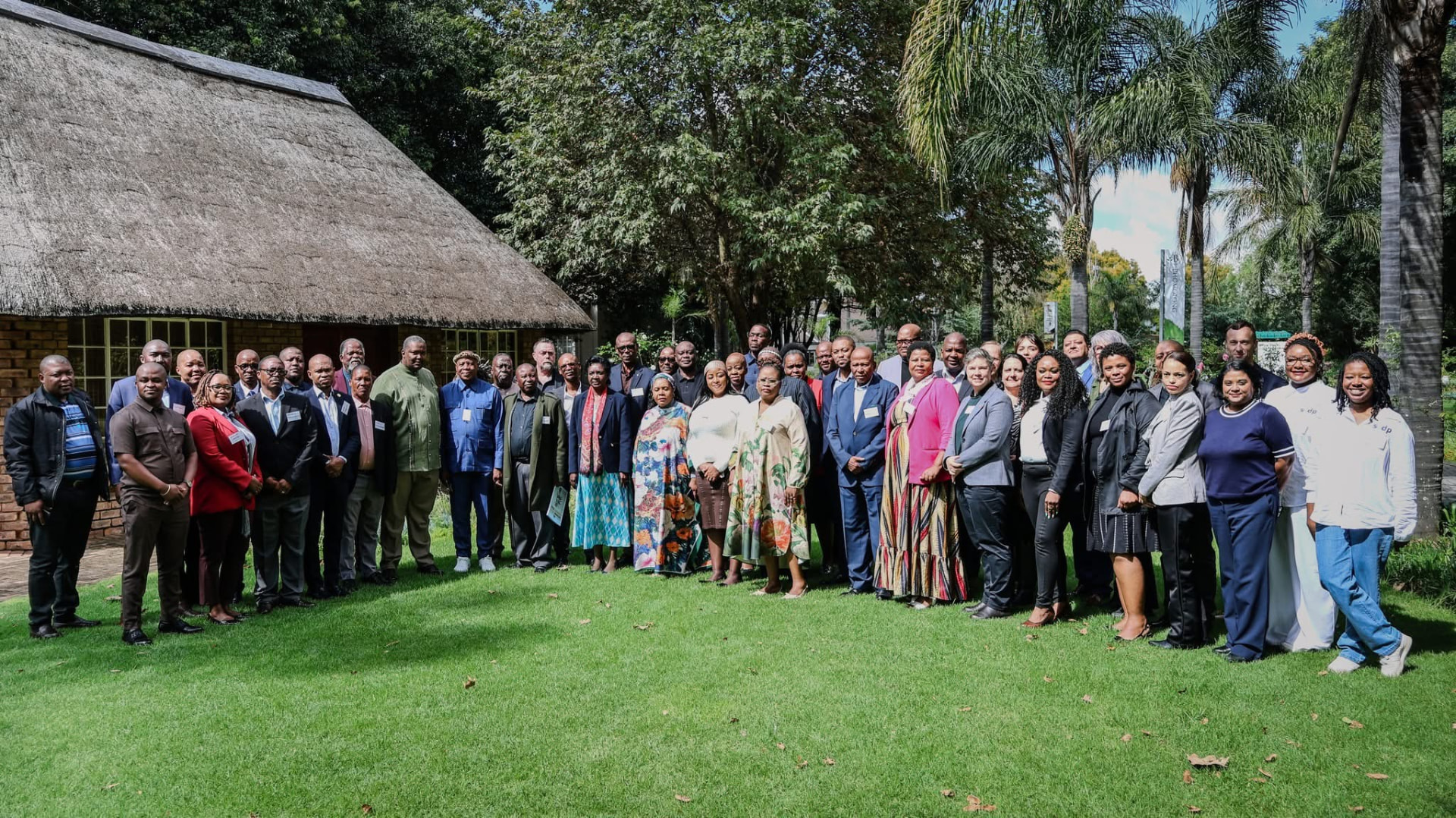 Delegates from SSDP International and the National House of Traditional and Khoi-San Leaders at the joint work plan meeting