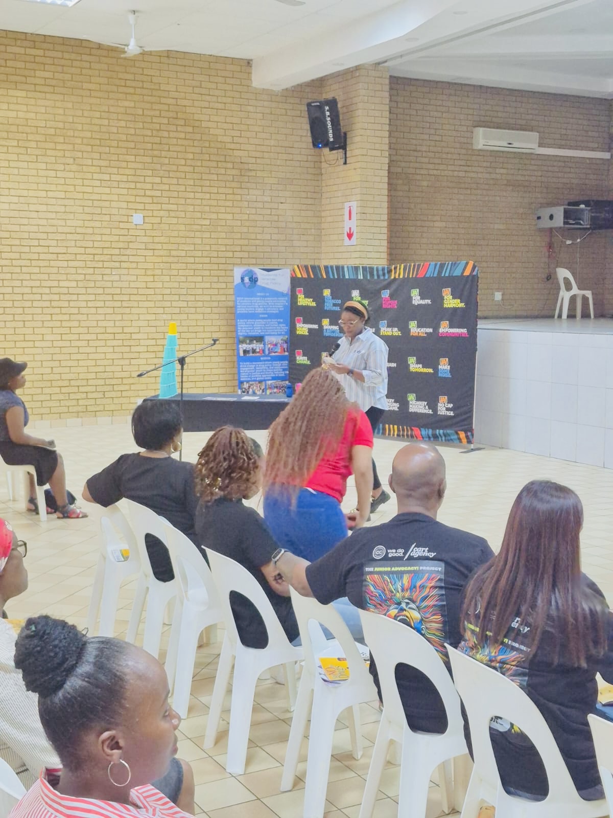 Speaking at the parents' morning